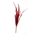 24" Burgundy Faux Feather Spray Feather Bush Christmas Decor Flower Arrangements