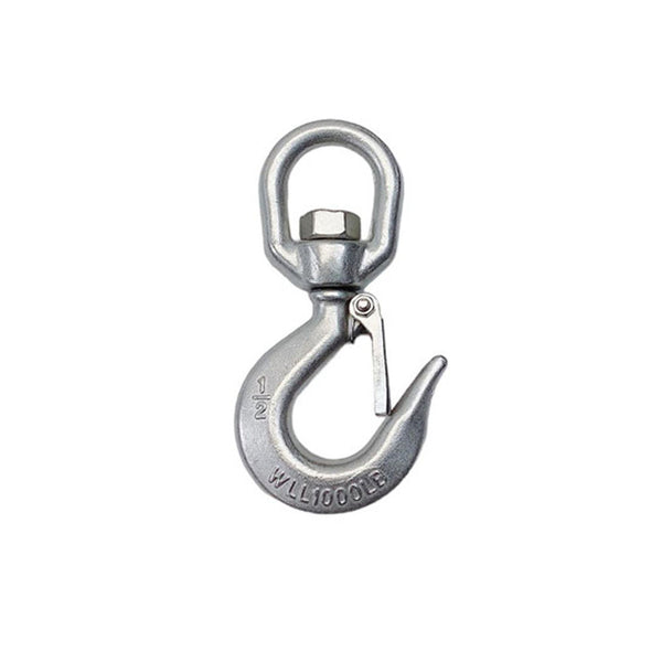 Marine Boat Stainless Steel T316 1/2" Drop Forged Swivel Eye Hook 1,000 LBS WLL