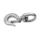 4 Pc Marine Boat Stainless Steel 1/2" Drop Forged Swivel Eye Hook 1,000 LBS WLL