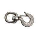 Marine Boat Stainless Steel T316 5/8" Drop Forged Swivel Eye Hook 1,500 LBS WLL