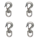 4 Pc Marine Boat Stainless Steel 5/8" Drop Forged Swivel Eye Hook 1,500 LBS WLL