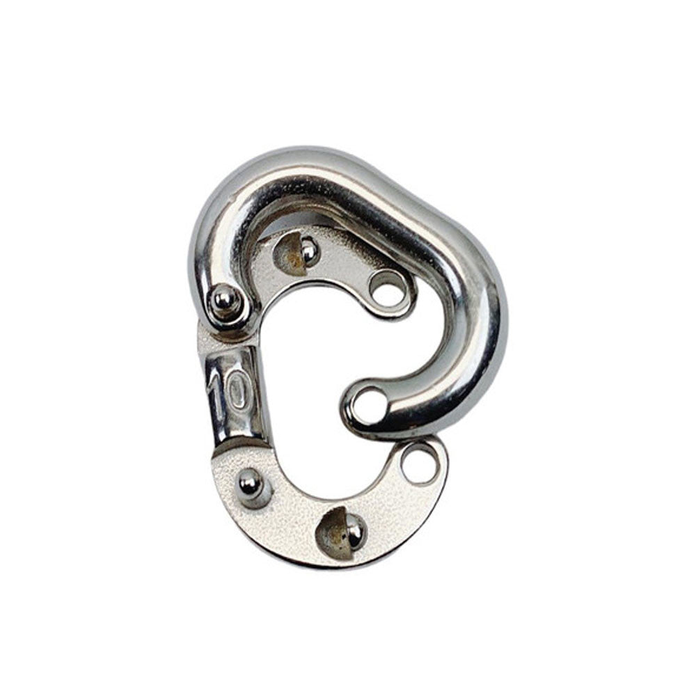 4 Pc Set Marine T316 Stainless Steel Connecting Links, Chain Connector Links for Boat, Dock, Rigging, Anchor Chain