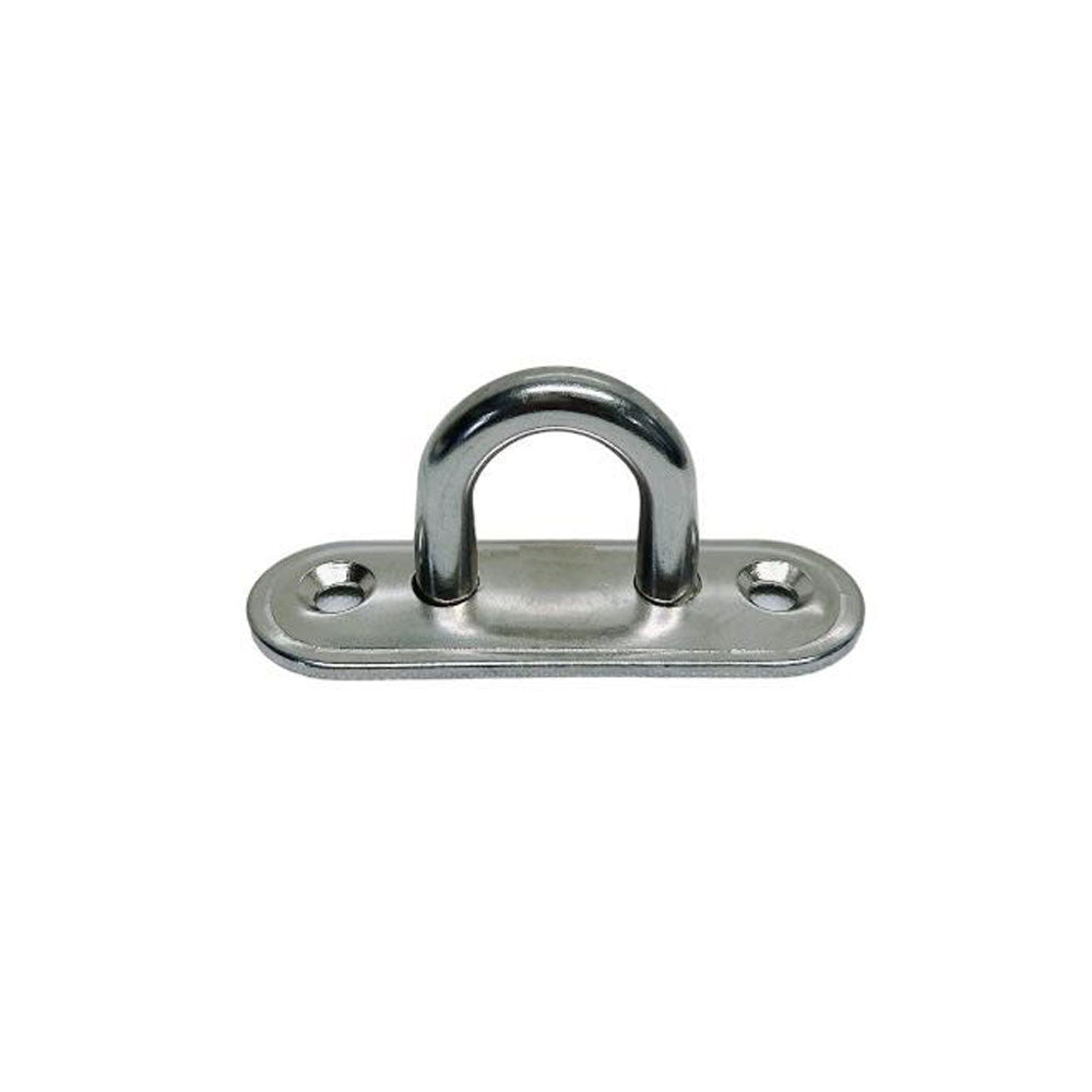 4 Pc Marine Boat Stainless Steel T304 5/16" Oblong Pad Eye Formed Welded Eye Pad