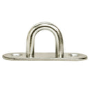 4 Pc Marine Stainless Steel T316 5/16" Oblong Pad Eye Formed Welded Eye Pad Lift