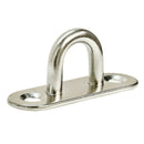 4 Pc Marine Stainless Steel T316 5/16" Oblong Pad Eye Formed Welded Eye Pad Lift