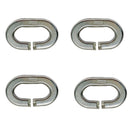 4 Pc Marine Stainless Steel T316 1/4" C Link Connector Link 120 Lbs WLL Lift Rig