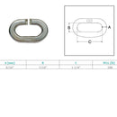 Marine Boat Stainless Steel T316 5/16" C Link Connector Link 180 Lb WLL Lift Rig