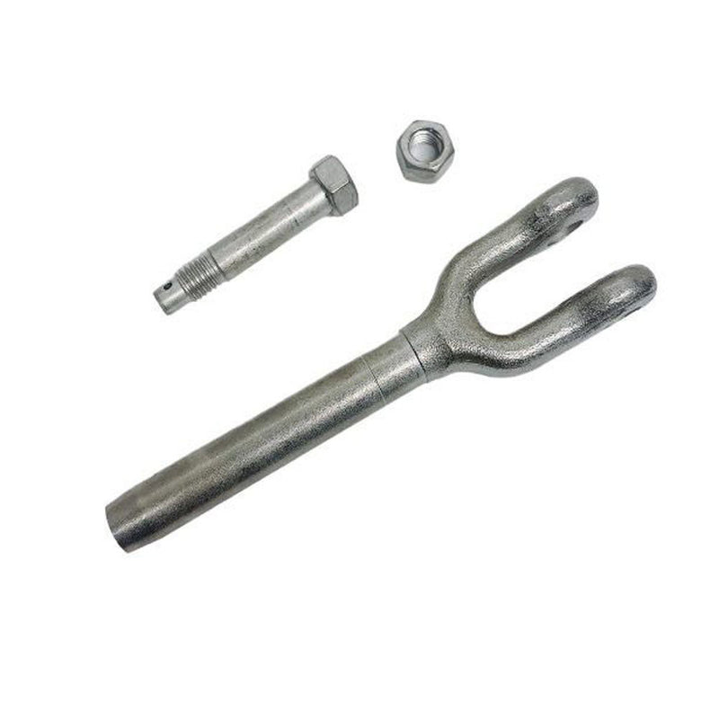 4 Pc Marine Stainless Steel T316 1/4" Drop Forged Swage Jaw 2200 Lbs WLL Cable
