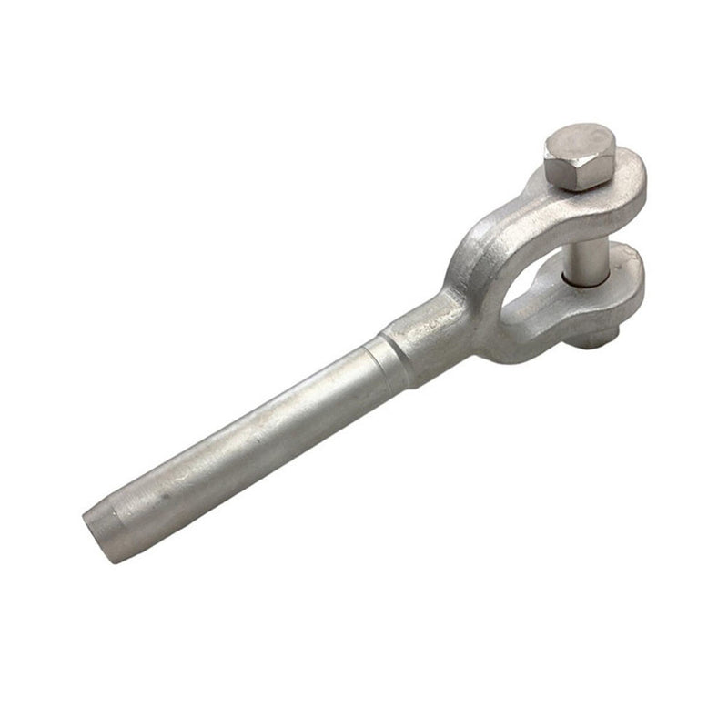 Marine Boat Stainless Steel T316 3/4" Drop Forged Swage Jaw 12500 Lbs WLL Cable