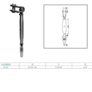 Marine Boat Stainless Steel T316 Toggle And Swageless Turnbuckle For Cable Wire