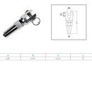 Marine Boat Stainless Steel T316 Swageless Jaw Terminal For Cable Wire Rail Railing