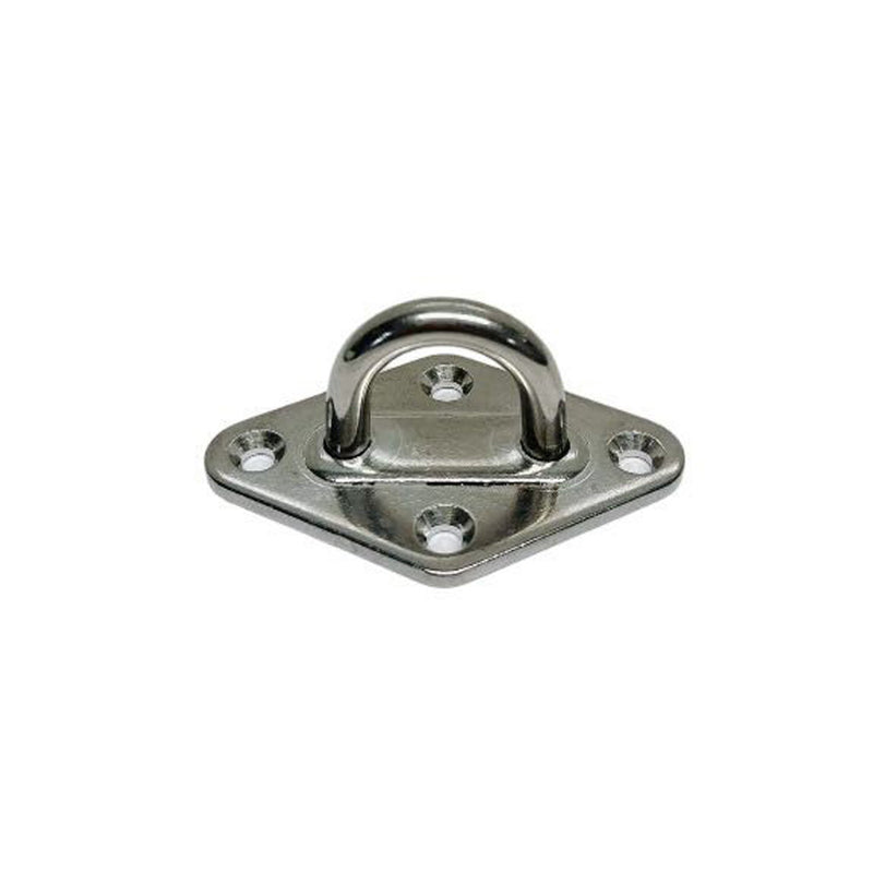 Marine Light Duty Stainless Steel T304 3/16" Diamond Pad Eye Welded Eye Pad Lift