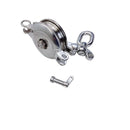 HD Stainless Steel T316 4" Sheave Swivel Block Hoist Lift 3300 Lbs WLL 5/8" Rope