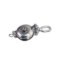 HD Stainless Steel T316 4" Sheave Swivel Block Hoist Lift 3300 Lbs WLL 5/8" Rope