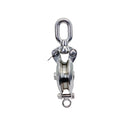 HD Stainless Steel T316 4" Sheave Swivel Block Hoist Lift 3300 Lbs WLL 5/8" Rope