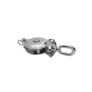 HD Stainless Steel T316 4" Sheave Swivel Block Hoist Lift 3300 Lbs WLL 5/8" Rope