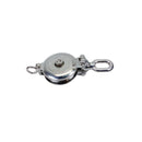 HD Stainless Steel T316 5" Sheave Swivel Block Hoist Lift 4400 Lbs WLL 3/4" Rope