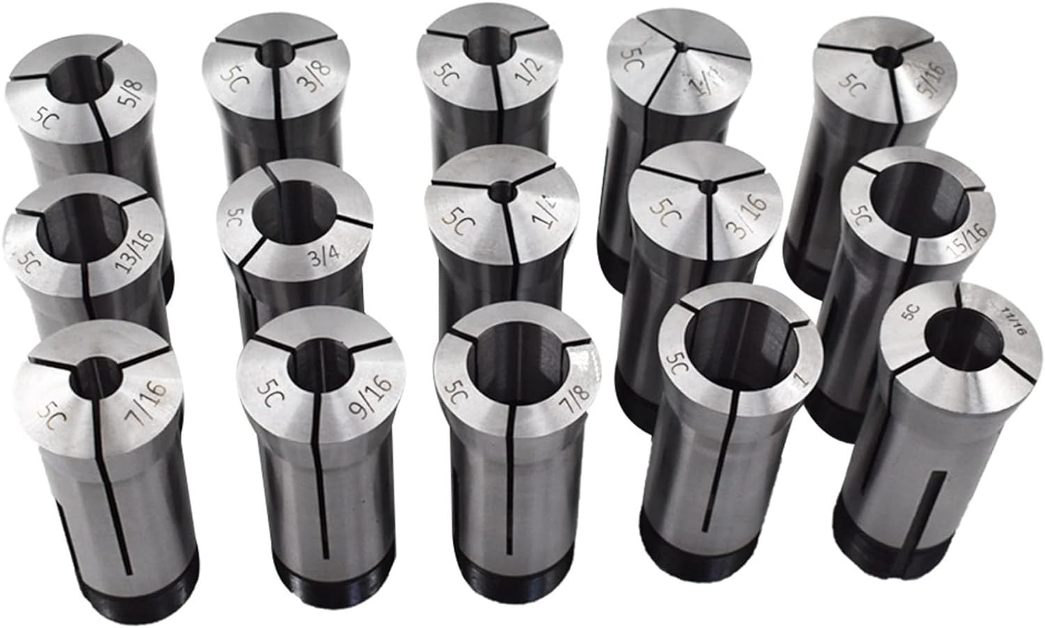 High Precision 5C Round Collets - INCH SIZES
