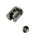 Stainless Steel T316 1/4" Adjustable Cross Cable Clip Clamp Wire Cable Rope