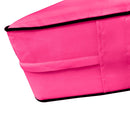 |COVER ONLY| Outdoor Contrast Trim 6" Twin Daybed Fitted Sheet Slipcover AD110