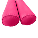 Style 2 Twin Size 5PC Piped Trim Daybed Mattress Cushion Bolster Pillow Complete Set AD110