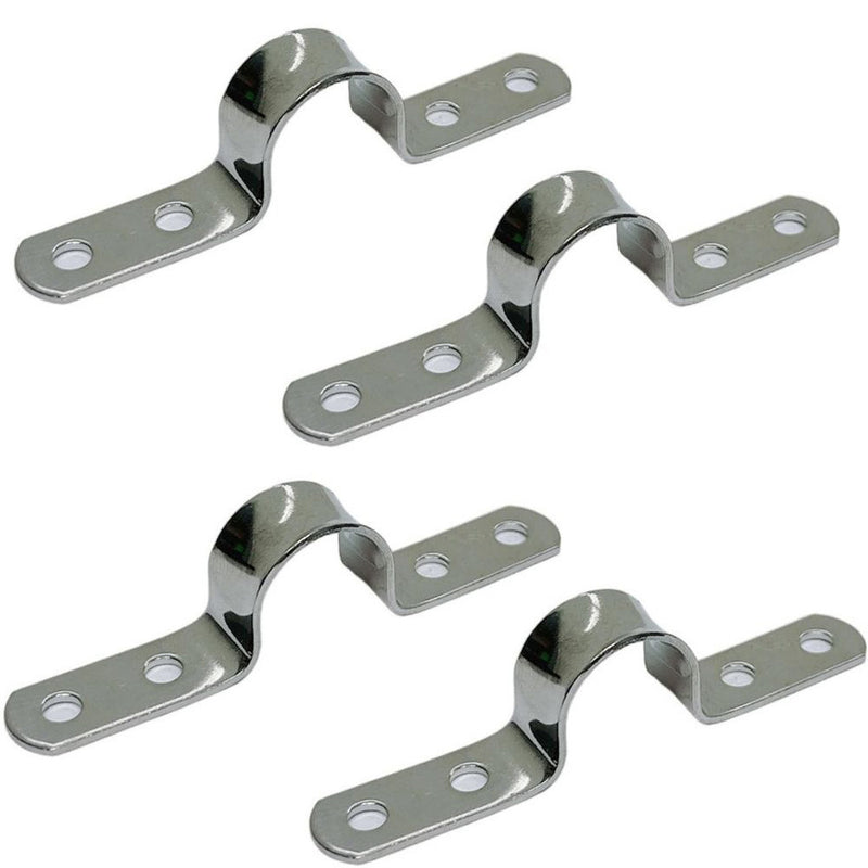 4Pc Stainless Steel T316 7/16" Eye Strap 4 Holes Marine Hardware Lifting Rigging