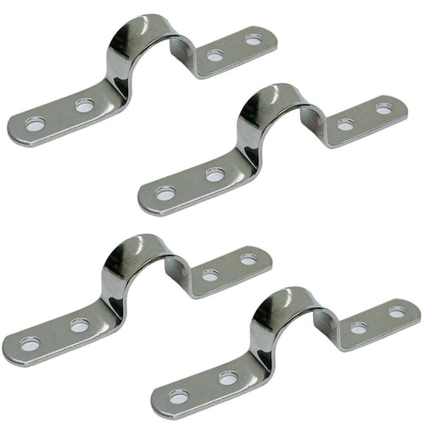 4Pc Stainless Steel T316 9/16" Eye Strap 4 Holes Marine Hardware Lifting Rigging