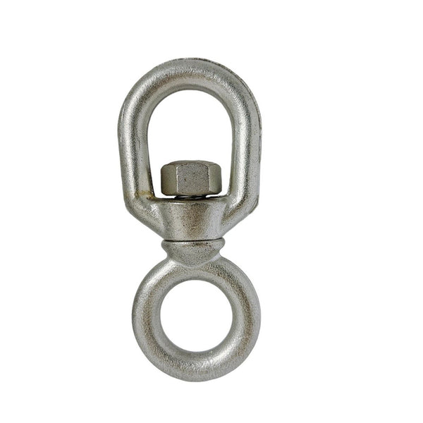 Marine Stainless Steel T316 1/4" Chain Swivel FED SPEC Drop Forged 700 Lbs WLL