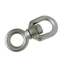 4 Pcs Stainless Steel T316 3/8" Chain Swivel FED SPEC Drop Forged 3400 Lb WLL