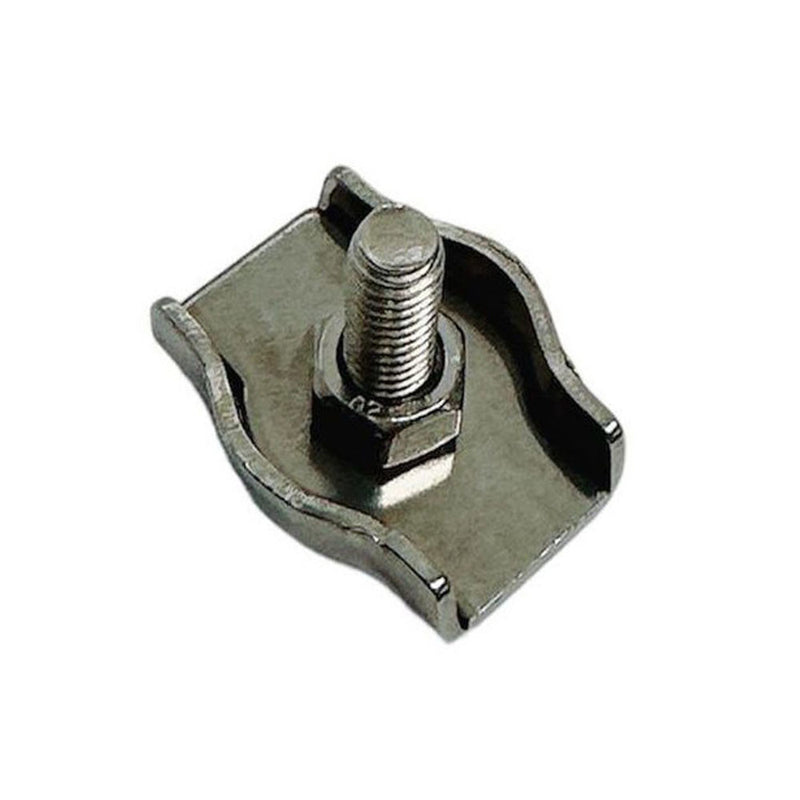Marine Stainless Steel T304 3/16" Single Simplex Clip Bolt Wire Rope Clips