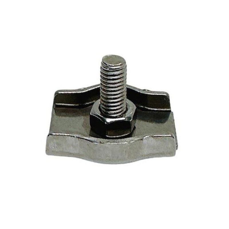 Marine Stainless Steel T304 3/16" Single Simplex Clip Bolt Wire Rope Clips