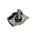 Marine Stainless Steel T304 1/4" Single Simplex Clip Bolt Wire Rope Clips