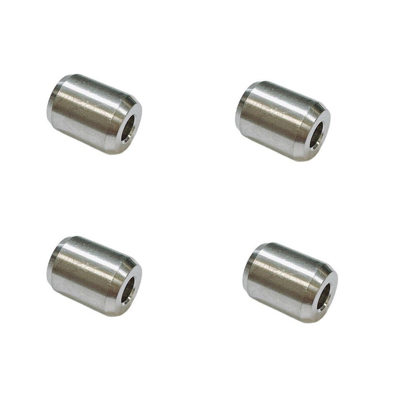4 Pcs Marine Stainless Steel T316 5/16" Button Stop Wire Rope Cable Button Stop