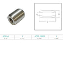 4 Pcs Marine Stainless Steel T316 5/16" Button Stop Wire Rope Cable Button Stop