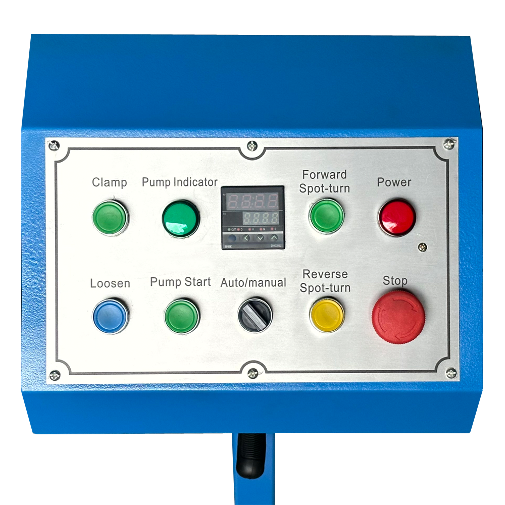 7HP Programmable Electric Hydraulic Tube Pipe Bender PLC Machine 3" & 2-3/8" Dies Included