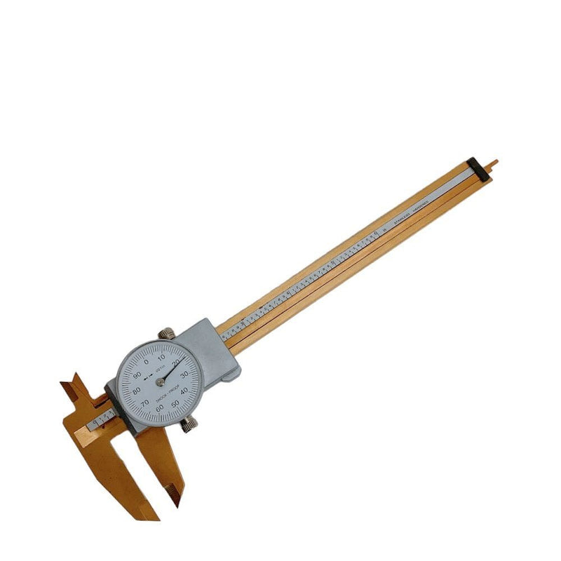 Tin Coated 0-6" Stainless Hardened 4 Way Dial Caliper Shock Proof 0.001" Grad