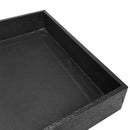 Jewelry Earring Necklaces Watches Display Organizer Case Tray Holder Box Black