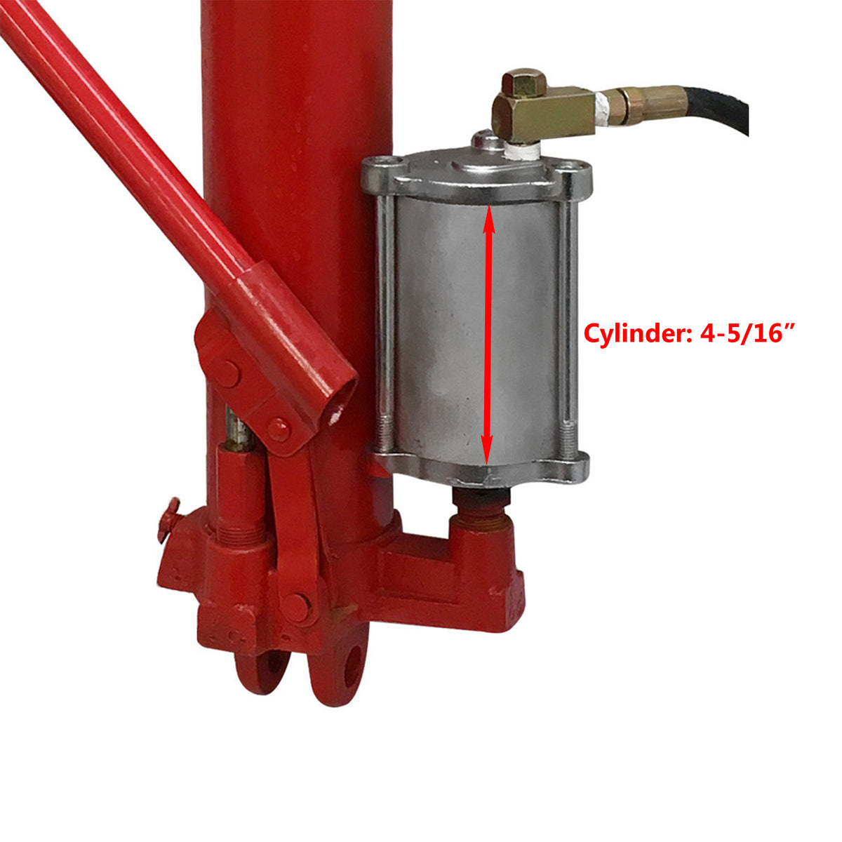 8 Ton Long Ram Air Hydraulic Jack Steel Engine Hoist Lift Auto Shop Cherry Crane