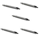 5 Pc Set HSS Center Drill 60 Degree Combined Countersink Bits Drilling(#1 to #6)